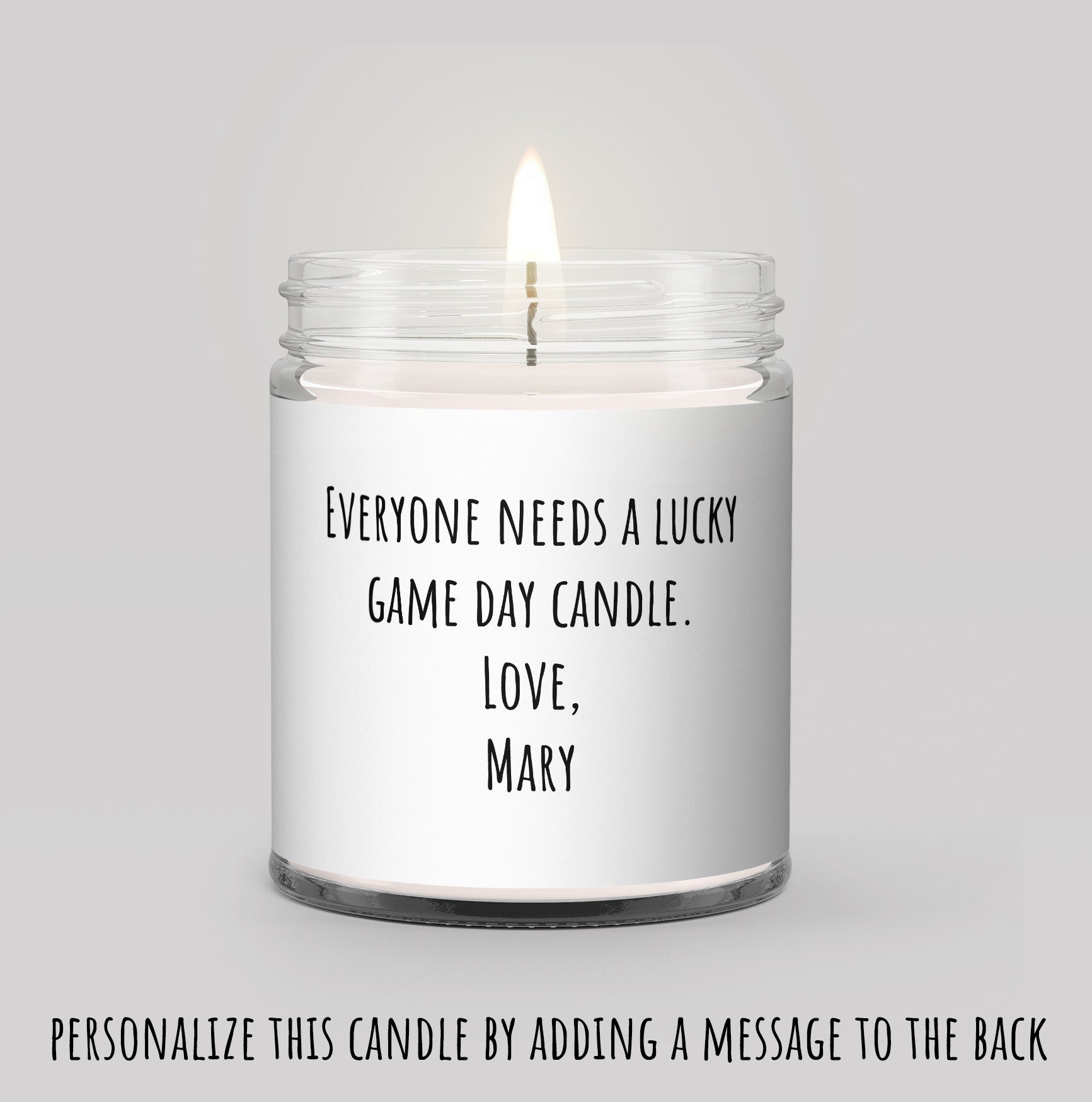 Smells Like An Atlanta Win Personalized Soy Lucky Candle Gift - Image 5