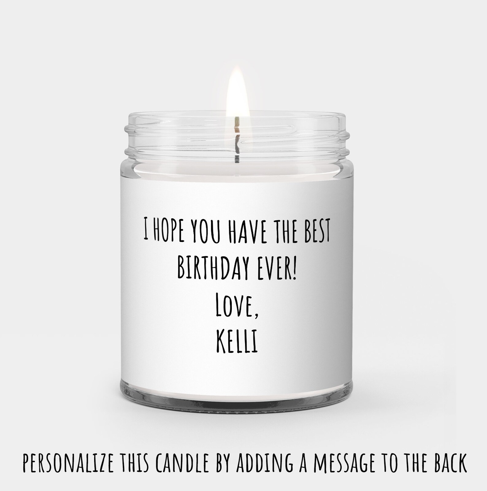 40th Birthday Gift - Smells Like Your Thirties Are Over Personalized Soy Candle Gift - Funny • Humor • Milestone - Image 2
