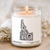 Idaho State Personalized Soy Candle Gift Idaho State Personalized Soy Candle Gift