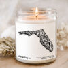 Florida State Personalized Soy Candle Gift Florida State Personalized Soy Candle Gift