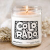 Colorado State Personalized Soy Candle Gift