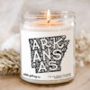 Arkansas State Personalized Soy Candle Gift Arkansas State Personalized Soy Candle Gift