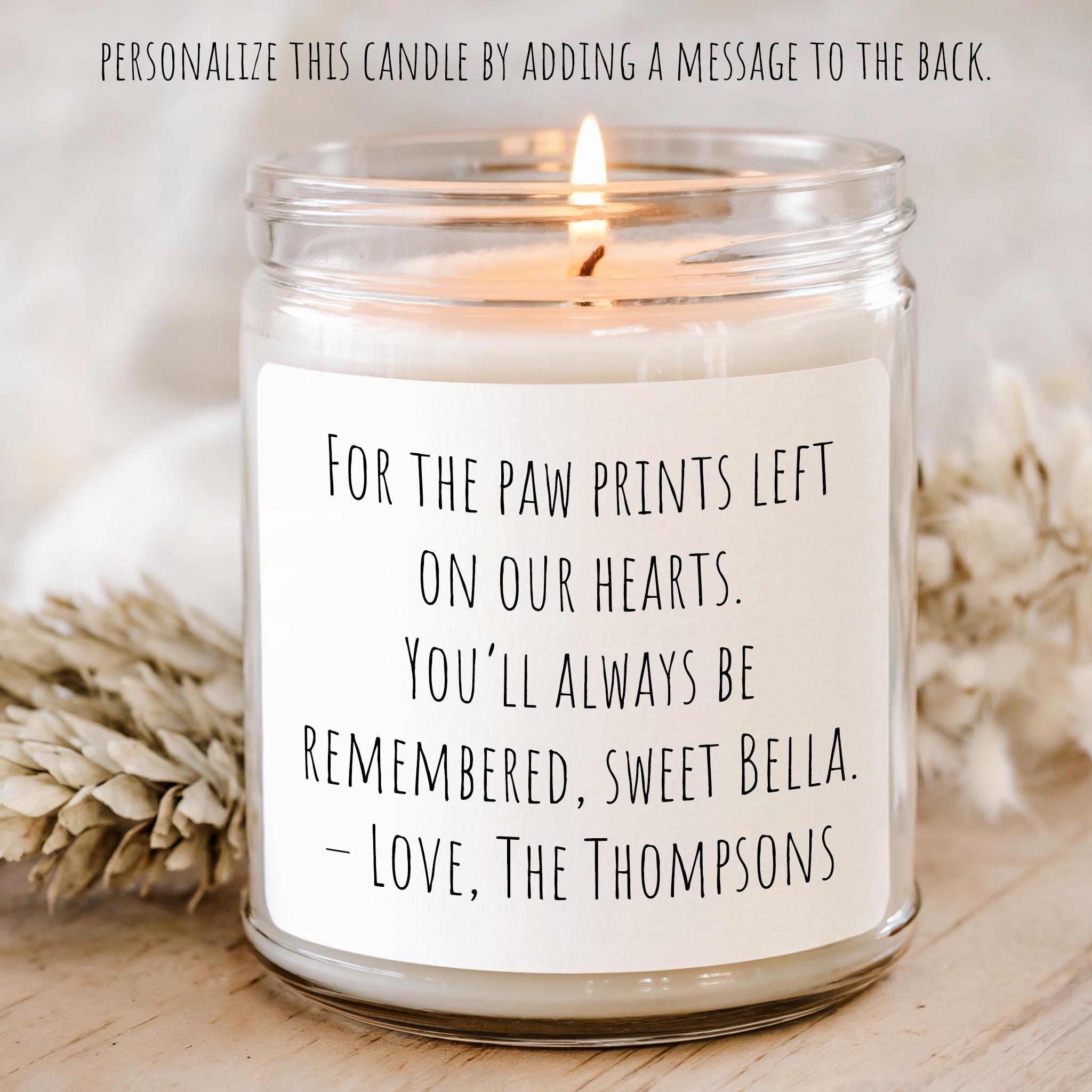 Personalized Once By Our Side, Forever In Our Hearts Soy Candle and Succulent Gift - Image 3