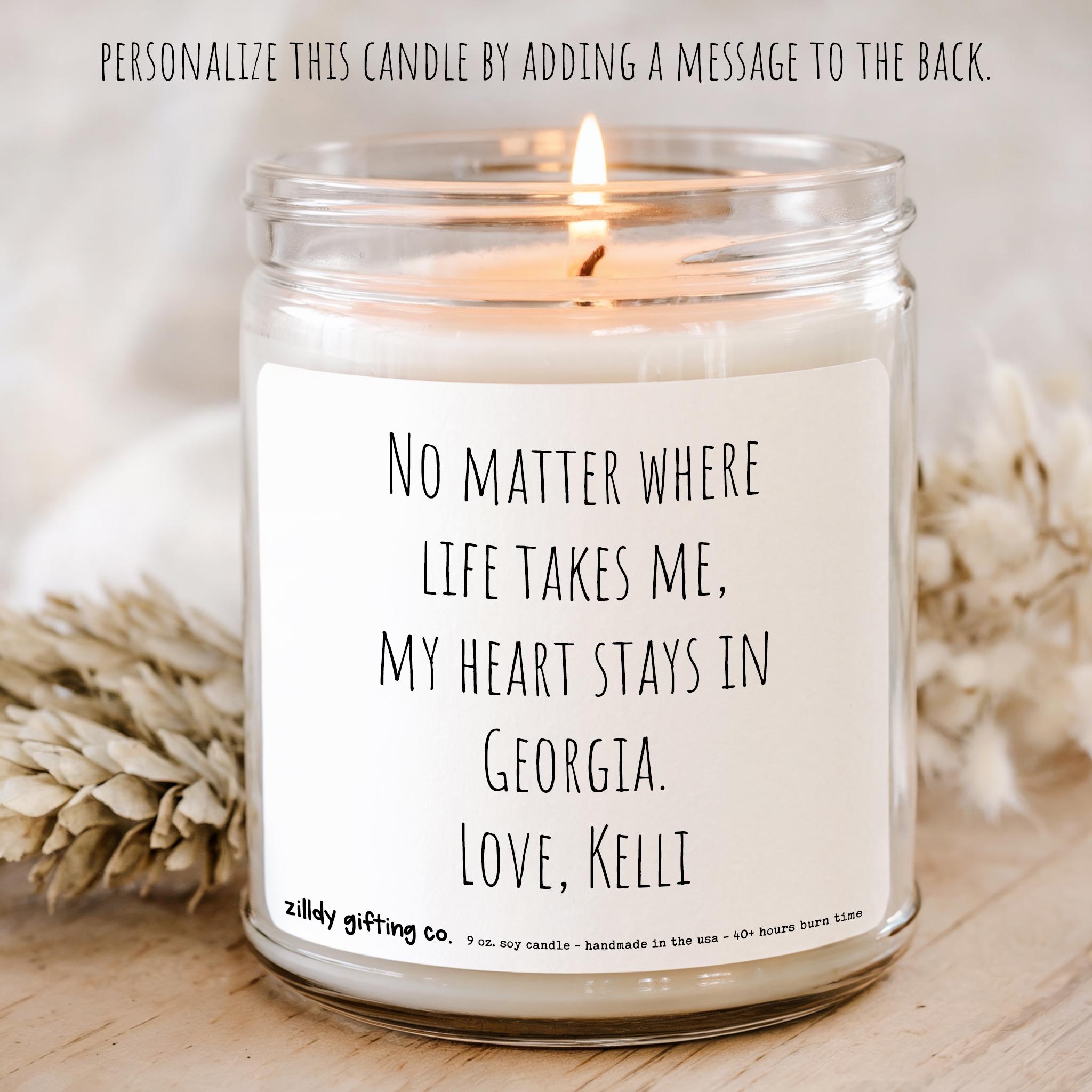 Georgia Personalized Soy Candle and Succulent Gift - Image 4