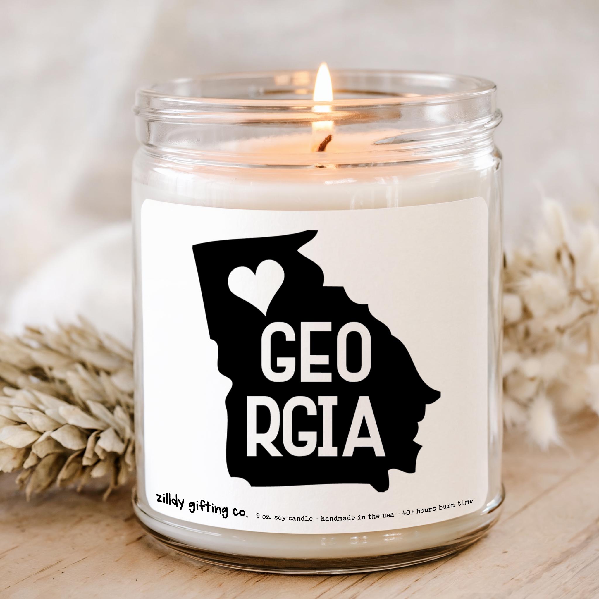 Georgia Personalized Soy Candle and Succulent Gift - Image 3