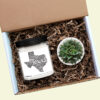 Texas Personalized Soy Candle and Succulent Gift Texas Personalized Soy Candle and Succulent Gift