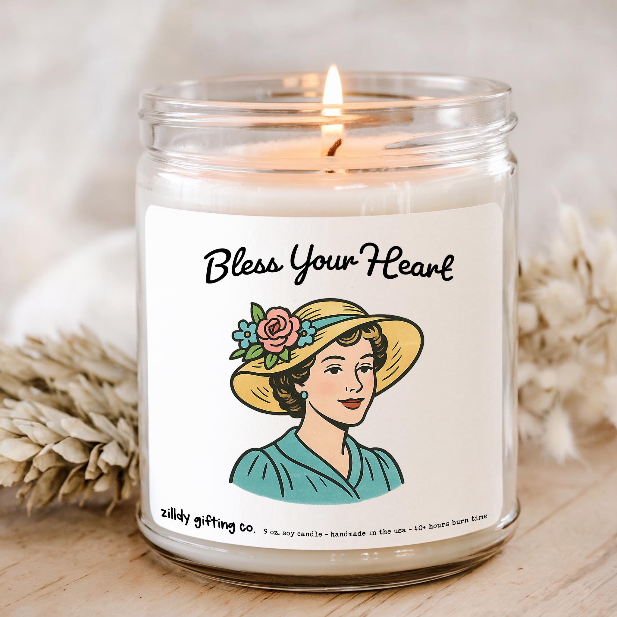 Bless Your Heart Personalized Soy Candle Gift Box, Succulent with Cookies - Image 2