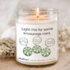 Light This for Some Encourage Mint Personalized Soy Candle, Encouragement, Thinking of You Gift Light This for Some Encourage Mint Personalized Soy Candle, Encouragement, Thinking of You Gift